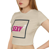 Sexy² Baby Tee (P on B)