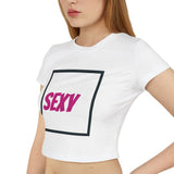 Sexy² Baby Tee (P on B)