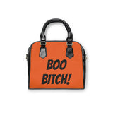 Boo Bitch Shoulder Handbag(orange)