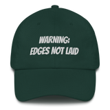 Edges not laid Dad hat