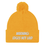 Edges not laid Pom-Pom Beanie