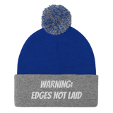 Edges not laid Pom-Pom Beanie