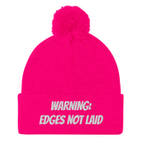 Edges not laid Pom-Pom Beanie