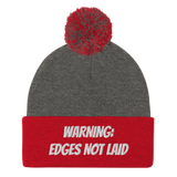 Edges not laid Pom-Pom Beanie