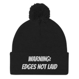 Edges not laid Pom-Pom Beanie