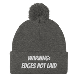 Edges not laid Pom-Pom Beanie