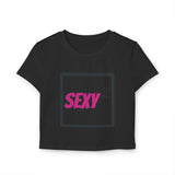 Sexy² Baby Tee (P on W)