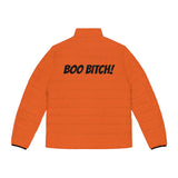 Boo Bitch Puffer Jacket (Orange)