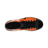 Boo Bitch Women's Hightop Sneakers (orange)