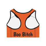 Boo Bitch Sports Bra(orange)