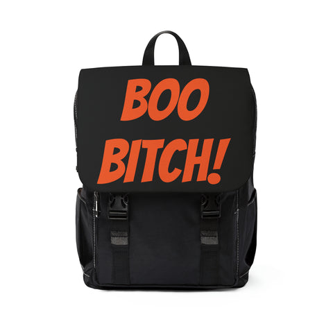 Boo Bitch Backpack (Black Flap)