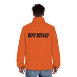 Boo Bitch Puffer Jacket (Orange)