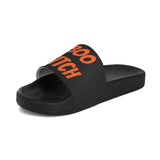 Boo Bitch Slides (Black)