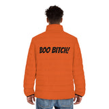 Boo Bitch Puffer Jacket (Orange)