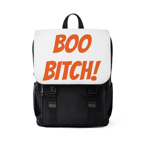 Boo Bitch Backpack (White Flap)