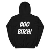 Boo bitch Basic Hoodie (white)