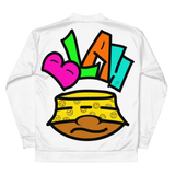Blah Bomber Jacket (White)