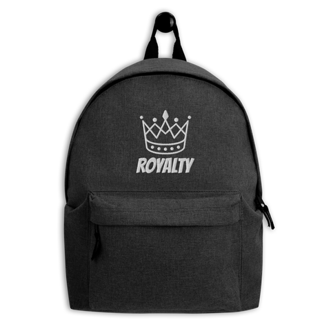 Royal Crown Embroidered Backpack (W)