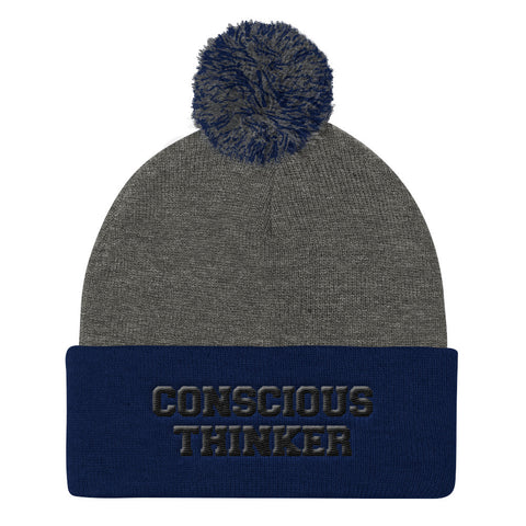 Conscious Thinker Pom Pom Cap
