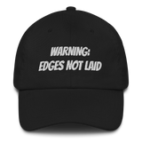 Edges not laid Dad hat