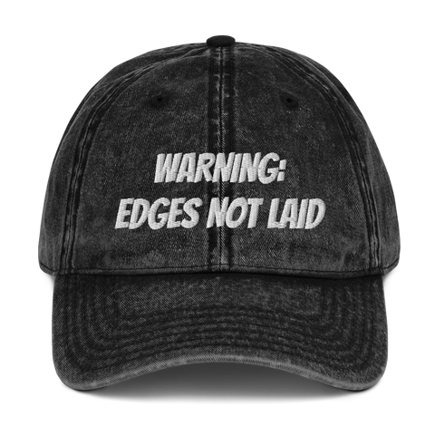 Edges not laid Vintage Cap