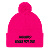 Edges not laid Pom-Pom Beanie (B)