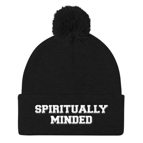 Spiritually Minded Pom Pom Cap