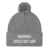 Edges not laid Pom-Pom Beanie