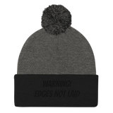Edges not laid Pom-Pom Beanie (B)