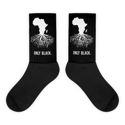 Only Black Roots Socks