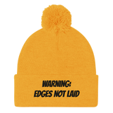 Edges not laid Pom-Pom Beanie (B)