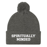 Spiritually Minded Pom Pom Cap
