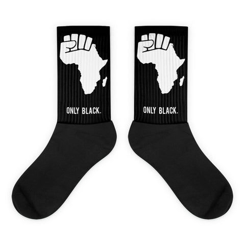 Only Black Power Socks