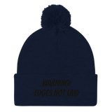 Edges not laid Pom-Pom Beanie (B)