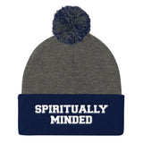 Spiritually Minded Pom Pom Cap