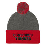 Conscious Thinker Pom Pom Cap