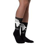 Only Black Power Socks