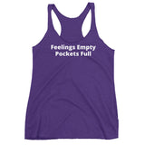 Pockets Full Racerback Tank (W)