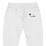 Bitch I'm Me fleece sweatpants (B)