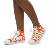 Women’s high top canvas shoes