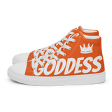 Women’s high top canvas shoes
